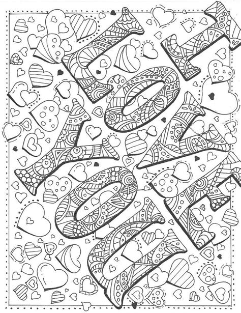 An easy way to find the the free coloring pages for adults here include this i love everything sheet as well as others called little man, nights & years, always, you are. Pin by Candie on "Coloring Pages" | Love coloring pages