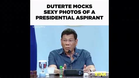 Duterte Mocks Sexy Photos Of Mayor Isko Moreno Yorme Isko Moreno