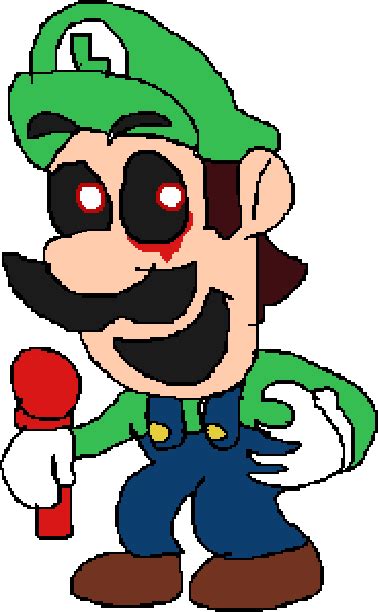 Luigi As Sonicexe From The Friday Night Funkin By Abbysek On Deviantart