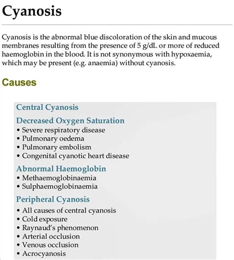 What Is Cyanosis And What Causes It