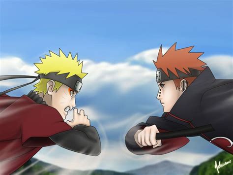 Naruto Manga Pain Fight Naruto Fandom