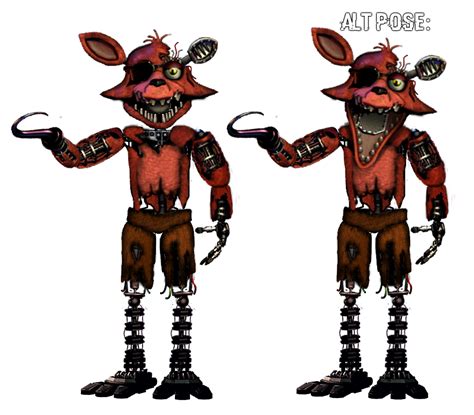 Fnaf 2 Withered Foxy Full Body By Wanderingbonzi On Deviantart