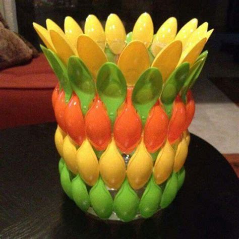 32 Best Plastic Fork And Spoon Crafts Images On Pinterest
