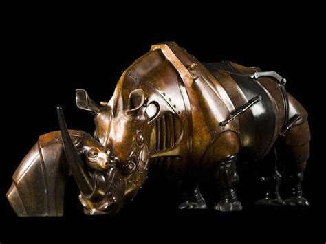 Stunning Steampunk Sculptures By Pierre Matter Copper Wall Art Metal