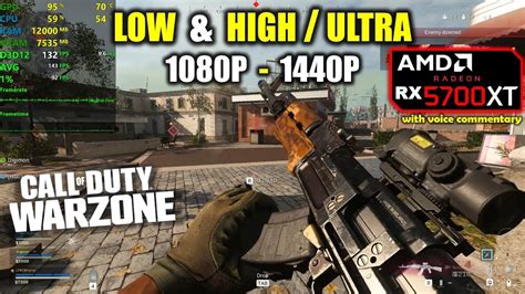 Rx 5700 Xt Call Of Duty Warzone Battle Royale 1080p And 1440p