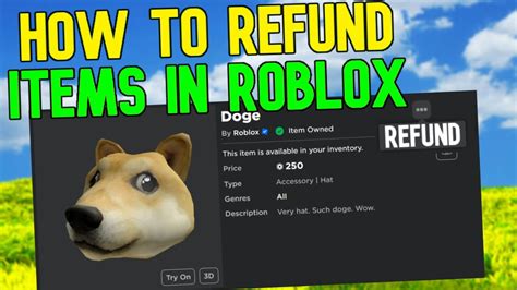 How To Refund Items On Roblox Still Working Get Your Robux Back