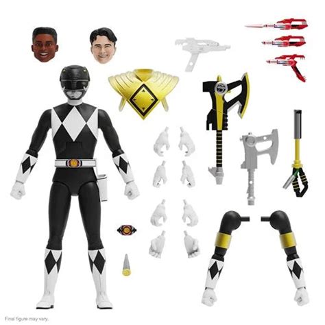 Pre Order Super 7 Ultimates Wave 3 Mighty Morphin Power Rangers Bl