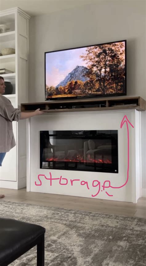 How To Build A Diy Mantel That Hides Your Tv Wires Artofit