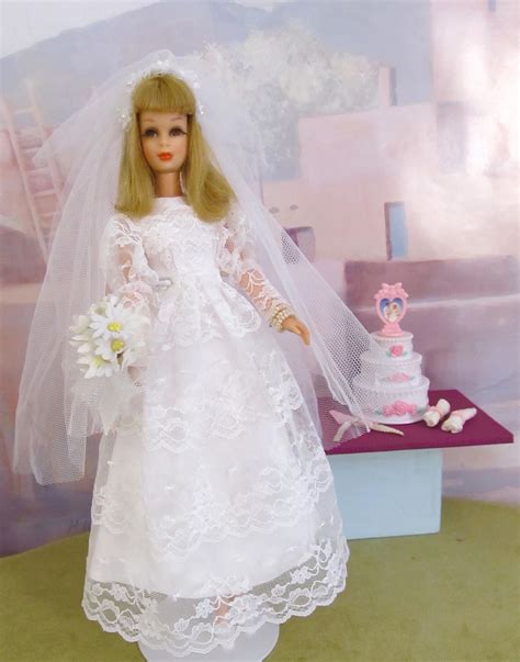 vintage barbie doll francie tnt bendable legs mattel 1960s etsy barbie bridal wedding