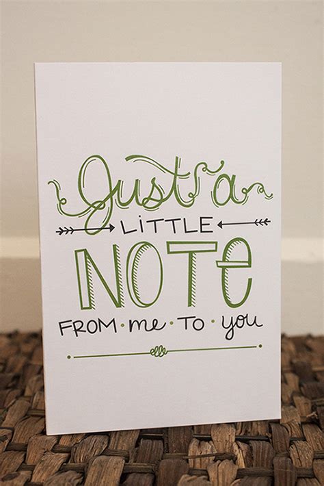 Hand Lettered Note Cards Amanda Smith Graphic Design