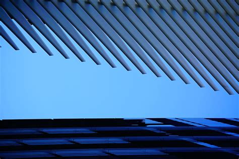 Hd Wallpaper Architectural Photography Of White And Blue Building