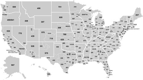 Us Area Code Map