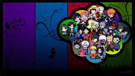 Hd Wallpaper Anime Characters One Piece Hunter X Hunter Shingeki