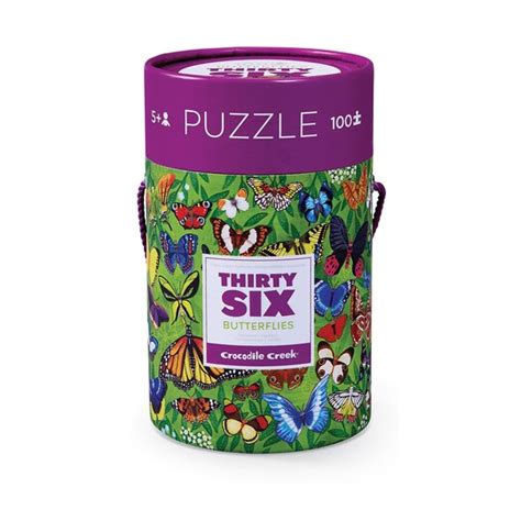 Crocodile Creek Thirty Six Butterflies 100 Piece Jigsaw Puzzle Michaels