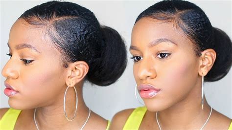 The bun is one of the most versatile hairstyles of all time. HOW TO| SLEEK BUN ON SHORT NATURAL HAIR - YouTube