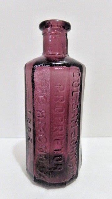 Bitters Bottle A Lancaster S Indian Vegetable Jaundice Purple Mini Repro Purple Glass Bottle