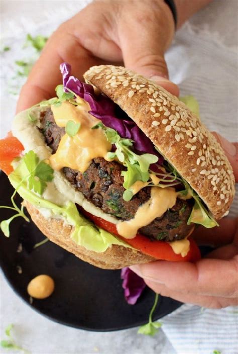 Best Veggie Burger Recipe Vegan Veggie Society