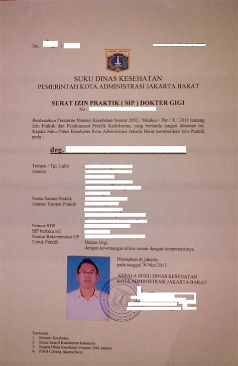 Jual surat dokter surat sakit rumah sakit jakarta call / wa : Pelayanan Terpadu Satu Pintu Jakarta Barat: Dokter Gigi