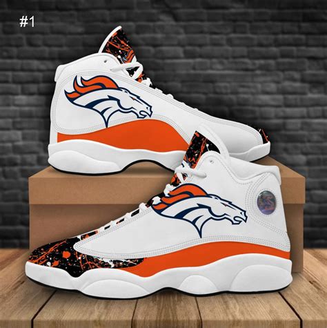 Denver Broncos Nfl Custom Shoescustom Sneakerscustom Shoes Etsy