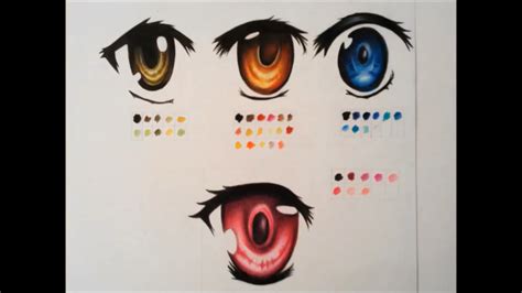 How To Color Using Colored Pencils Manga Eyes By Polaara Drawing
