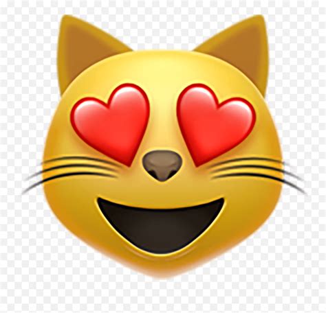Smiling Cat With Heart Eyes Emoji Copy Pastefunny Face Emoji Copy
