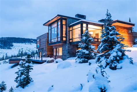 Beautiful Modern House Designs In Snow Country