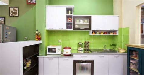 konsep warna cat dapur keramik hijau warna keramik