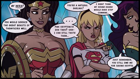 Wonder Woman Supergirl Circe Panel Practice By Blacktoe Hentai Foundry