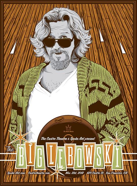 The Big Lebowski Poster Art By Tracie Ching