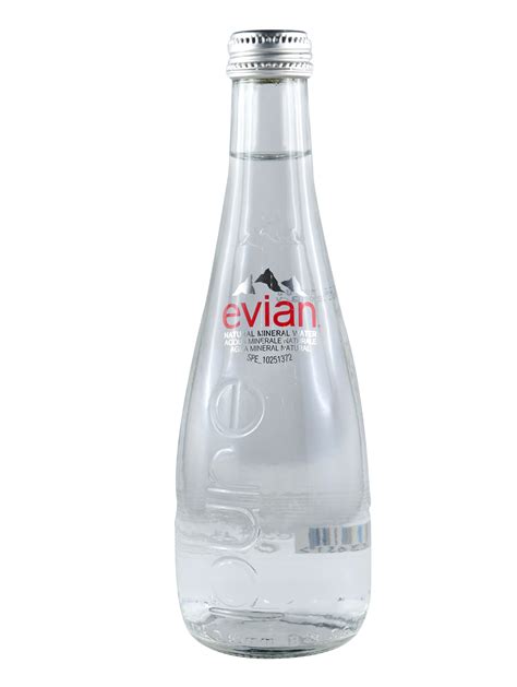 Evian Mineral Water Glass 1600x1600 Png Download