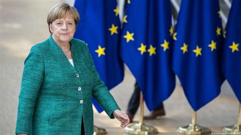 Angela Merkel Und Die Zukunft Der Eu Dw 13112018