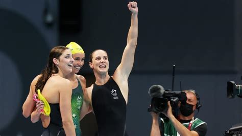 Tokyo Olympics Swimming Australia Smash World Record In Womens X