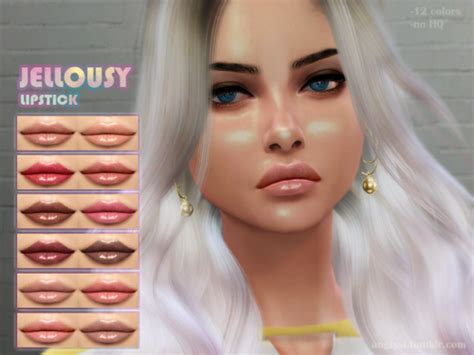 Lana Cc Finds Jellousy Lipstick Sims The Sims Sims 4