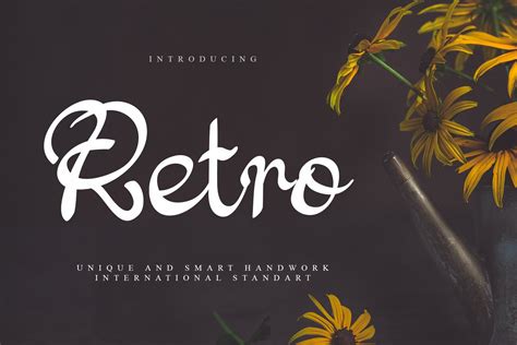 Retro Font By Babyart · Creative Fabrica