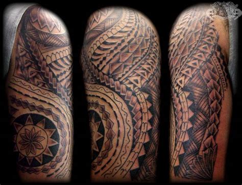 37 Samoan Tattoos On Half Sleeve