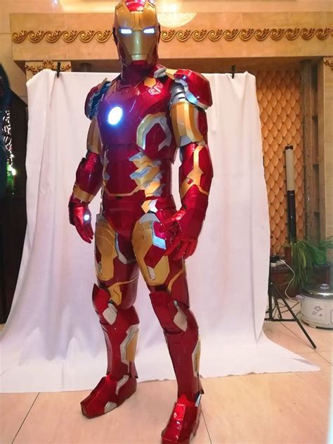 Iron Man Mk Costume Iron Man Cosplay Costume Portable Sur Mesure Et