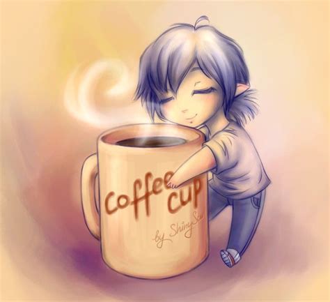 Coffee And Cake Coffee Cups Anime Coffee Coffee Drinks