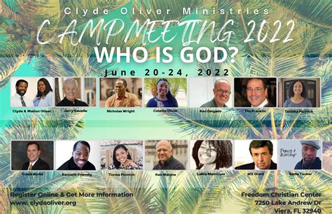 Campmeeting 2022 Clyde Oliver Ministries