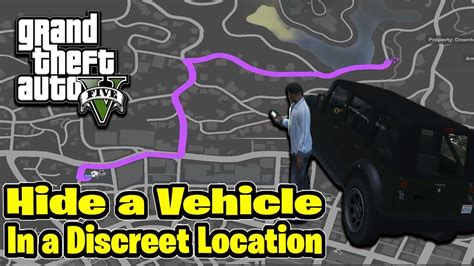 Gta 5 Hide A Vehicle In A Discreet Location Youtube