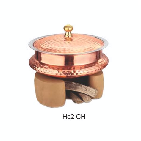 Round Copper Handi Chafing Dish With Chulha For Hotel At Best Price In Lucknow