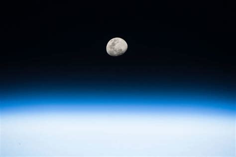 Moon Rise From The Space Station Nasa