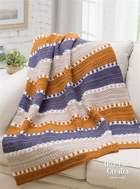 Crochet Blanket Pattern For The Love Of Texture Afghan Etsy France En