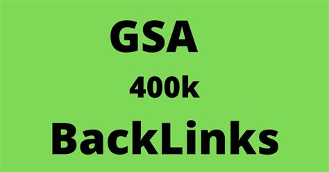 I Will Bulid 400k Gsa Ser Backlinks For 2 Seoclerks