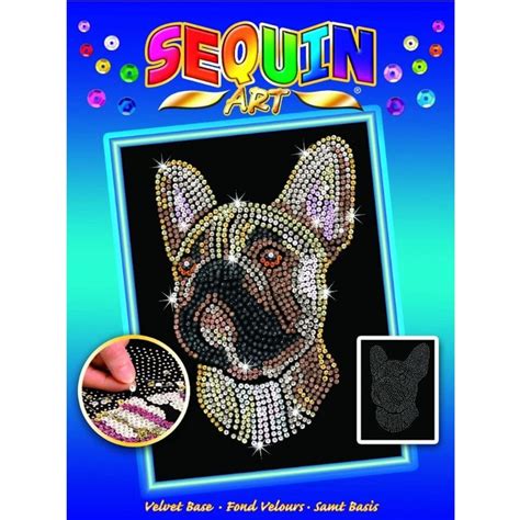 Sequin Art Sequin French Bulldog Senior Craft And Hobbies From