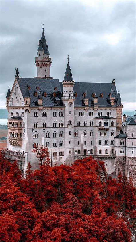 Neuschwanstein Castle Bavaria Germany Tourism Travel Architecture