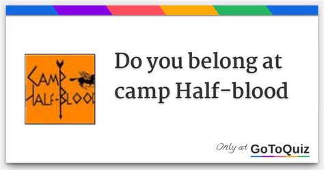 We did not find results for: Do you belong at camp Half-blood