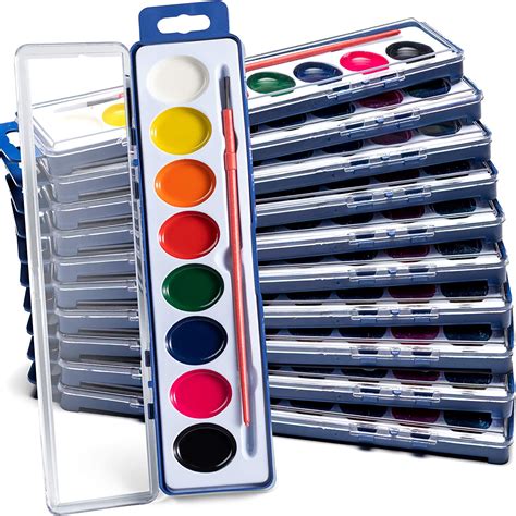 Watercolor Paint Sets For Kids Bulk Pack Of 12 8
