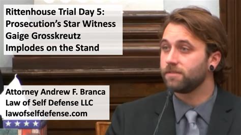 Rittenhouse Trial Day 5 Prosecutions Star Witness Gaige Grosskreutz