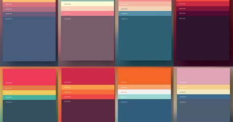 8 Beautiful Flat Color Palettes For Your Design Layth Jawad