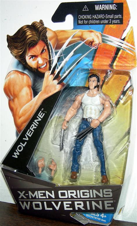 Wolverine X Men Origins White Shirt Action Figure Hasbro
